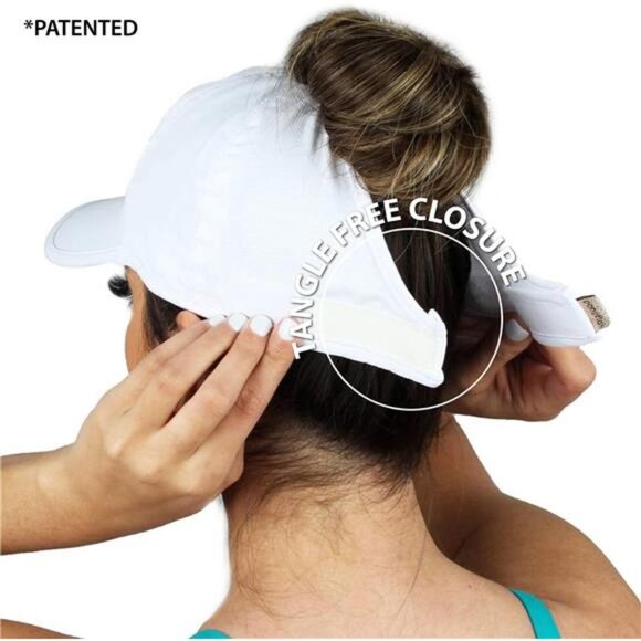 Womens Ponytail Baseball Cap - Ponytail Hats for Women, Curly Hair main image 5